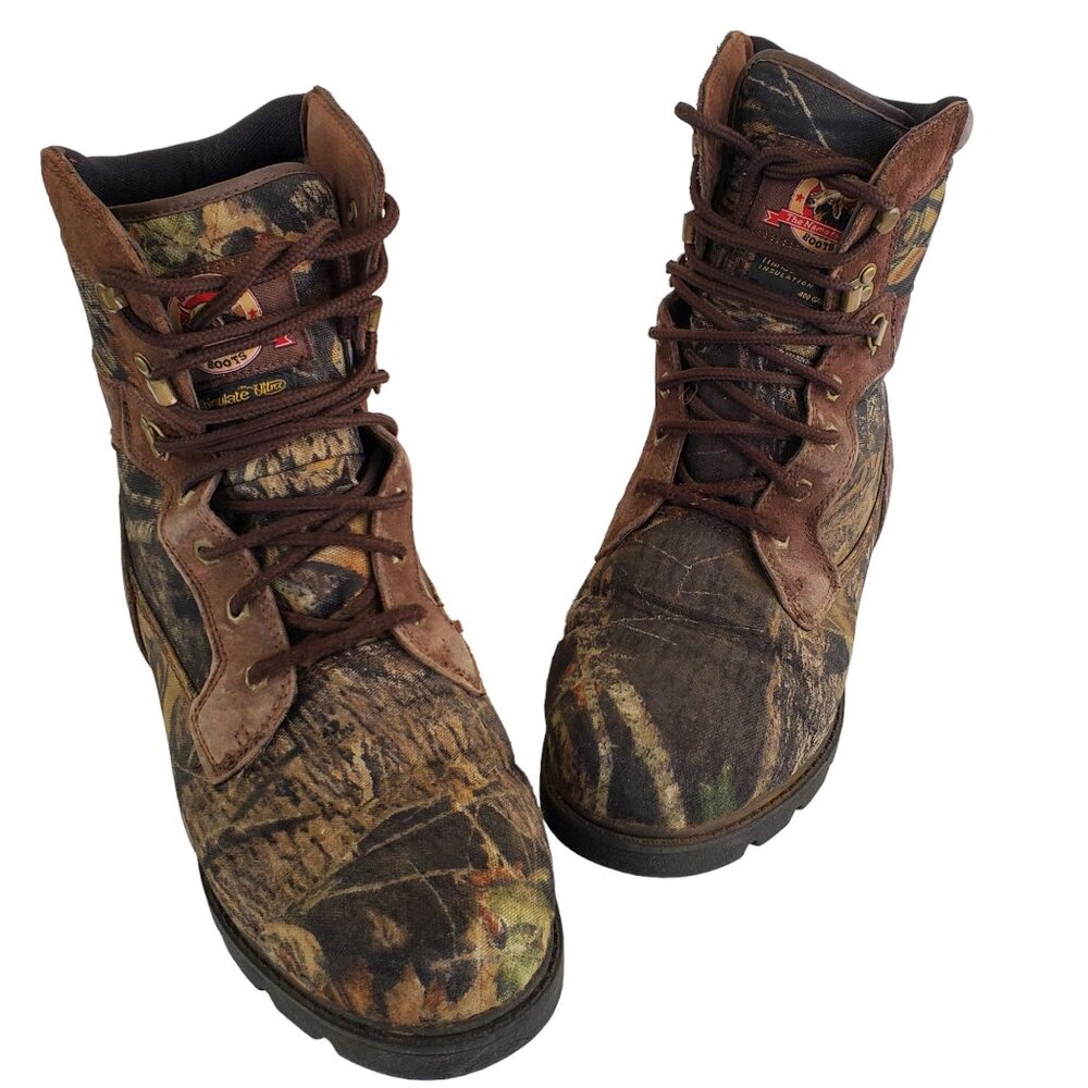 Brahma Hunting Boots Men's 10 Thinsulate Ultra Insulation 400 Gram Camo Lace - Picture 2 of 15